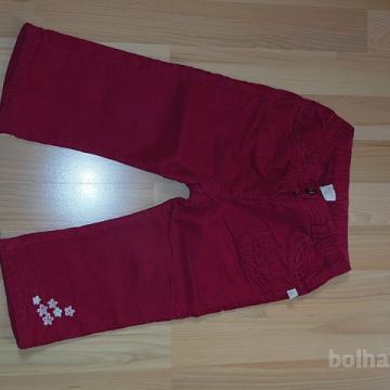 Žametne hlače za deklice