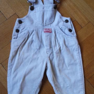 žametne hlače na naramnice Iana, 6 m, št, 68