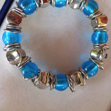 NOVA MODRO SREBRNA ZAPESTNICA