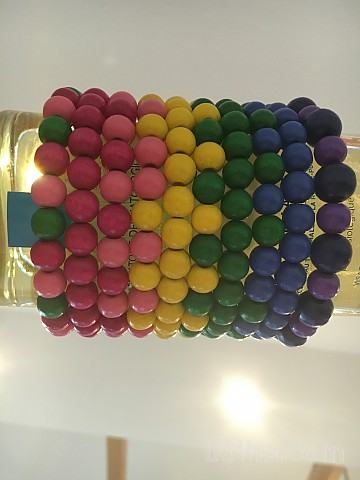 ZAPESTNICA Glamles rumena-zelena-roza-viola-modra 10 kos - NOVO