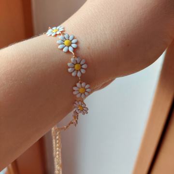 Ob nakupu podarim-Zapestnica marjetice