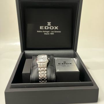 Edox Swiss ženska ura – nerjaveče jeklo, full set