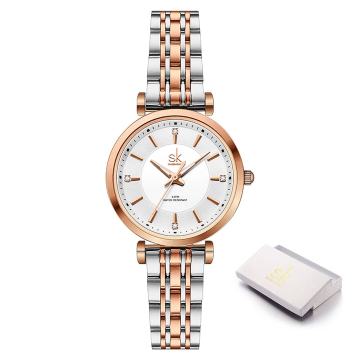 Ženska ročna ura SK Shengke Fashionista Rose Gold