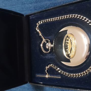 Dalvey Scotland Full Hunter Pocket Watch in Case