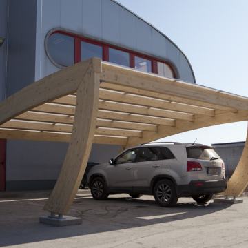 Nadstrešek Hogar - samo les