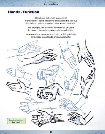 Eknjiga Draw With Jazza Easy Anatomy