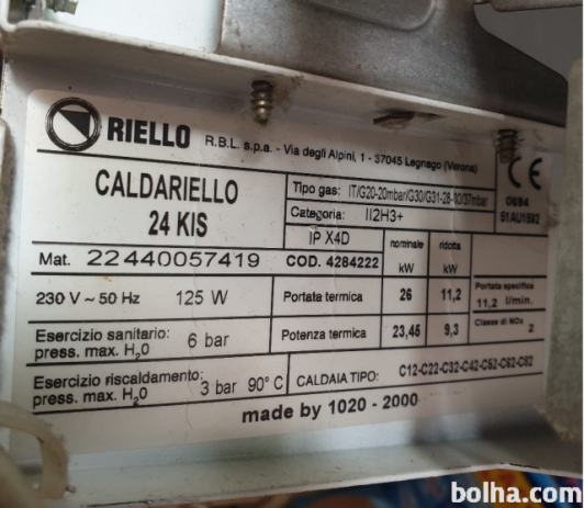 Extracteur - ref: 4R100749 - Riello - Pièces détachées Chaudière