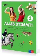 ALLES STIMMT 1, 2, 3 učbenik za nemščino, delovni zvezek za nemščino