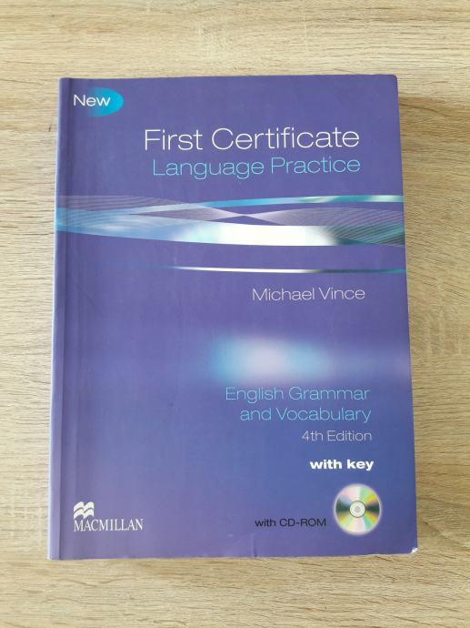 First Certificate Language Practice, delovni zvezek za angleščino