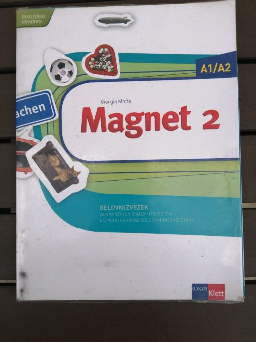 Delovni zvezek Magnet 2 plus CD