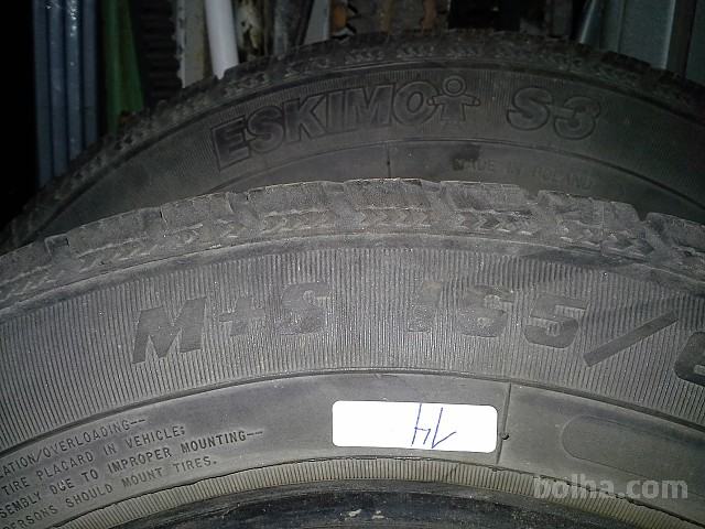 Sava 165/65/14, 2 kosa, rabljene zimske pnevmatike.