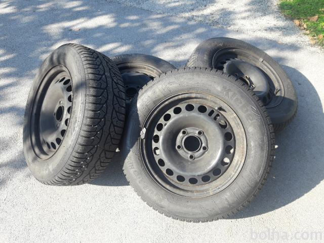 15-col, rabljene zimske pnevmatike, Kleber 195/65