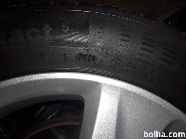 17-col, rabljene letne pnevmatike, Continental 225/50