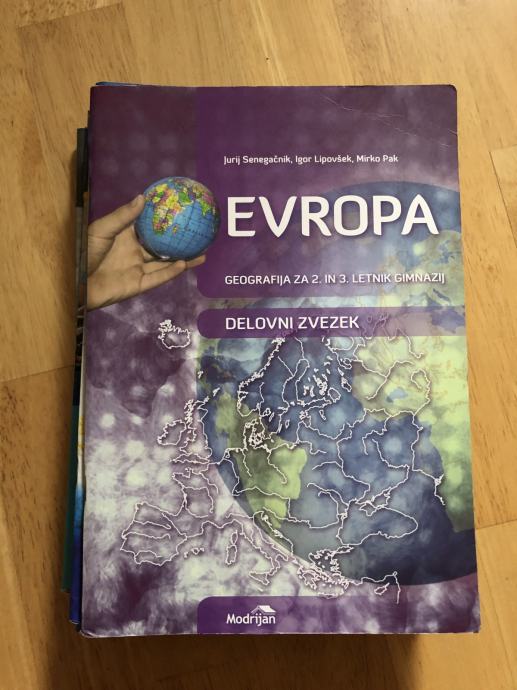 Geografija-Evropa, delovni zvezek za 2. in 3. letnik