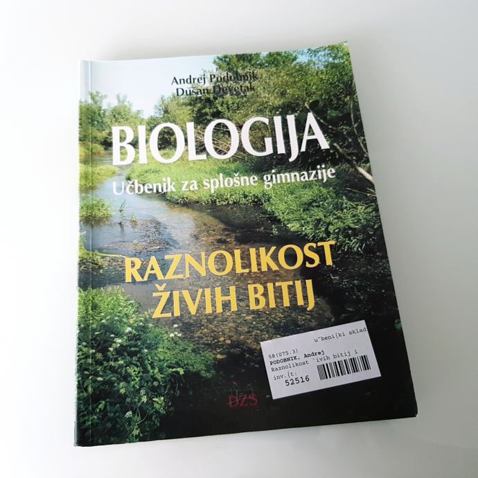 Podobnik, Devetak, Biologija, Raznolikost živih bitij, DZS, 2005
