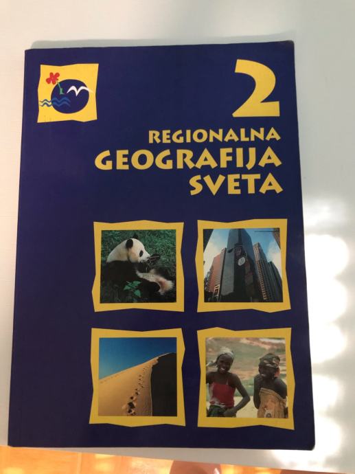 Učbenik Regionalna geografija sveta za 2. letnik