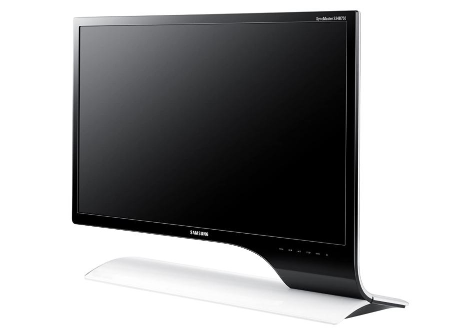 Samsung dizajnerski monitor 24" fullHD, bele barve