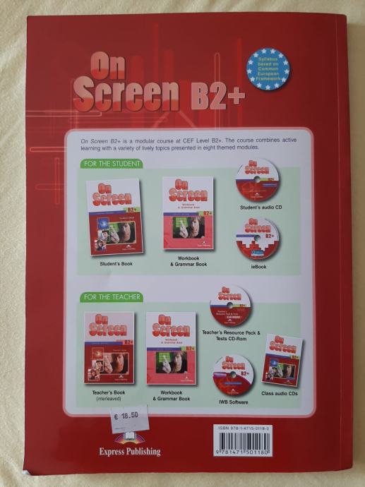 On Screen Workbook and Grammar Book B2+