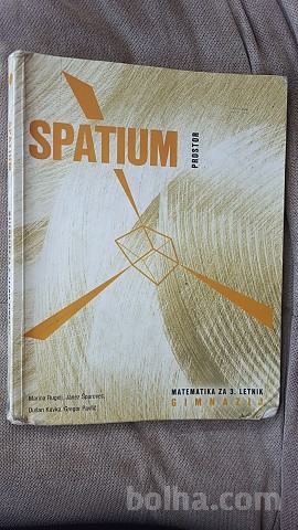 Spatium- učbenik za matematiko 3. Letnik