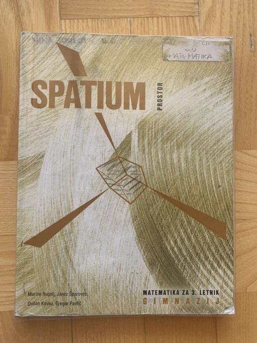Spatium - učbenik za matematiko 3.letnik