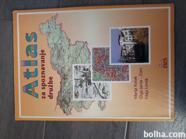Atlas za spoznavanje družbe (BREZPLAČNA POŠTNINA)