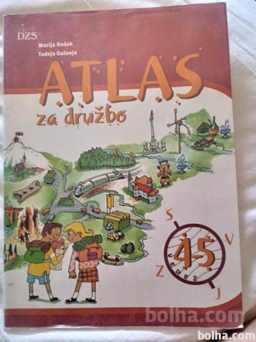 Atlas za družbo v 4 in 5 razredu