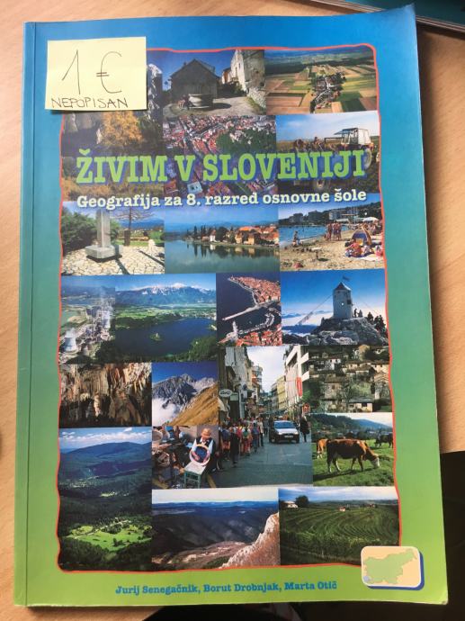Živim v Sloveniji, geografija za 8. razred osnovne šole