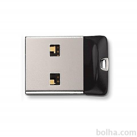 SANDISK 32GB CRUZER FIT, 2.0, črn USB ključek