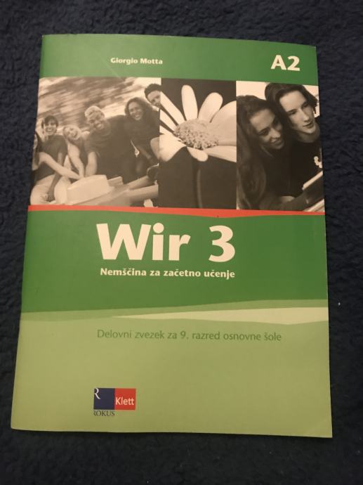 WIR 3, nemščina za začetno učenje (delovni zvezek)