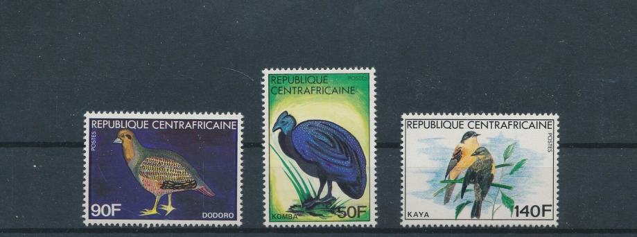 Centralna Afrika 1981 ptice serija MNH**