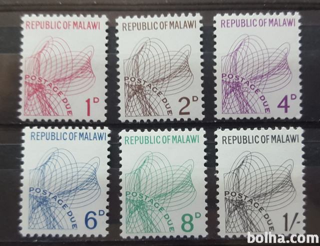 spirale (porto znamke) - Malawi 1967 - Mi 1/6 - serija, čiste (Rafl01)
