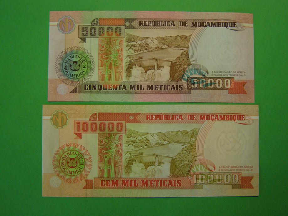 MOZAMBIK 1993 - 50.000 IN 100.000 METICAIS - PRODAM