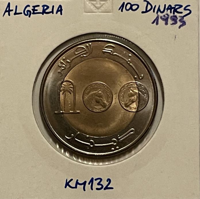 Alžirija 100 Dinars 1993