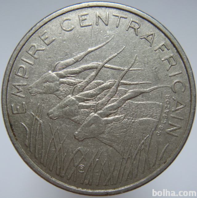 LaZooRo: Centralna Afriška republika 100 Francs 1978 VF/XF a Bokassa