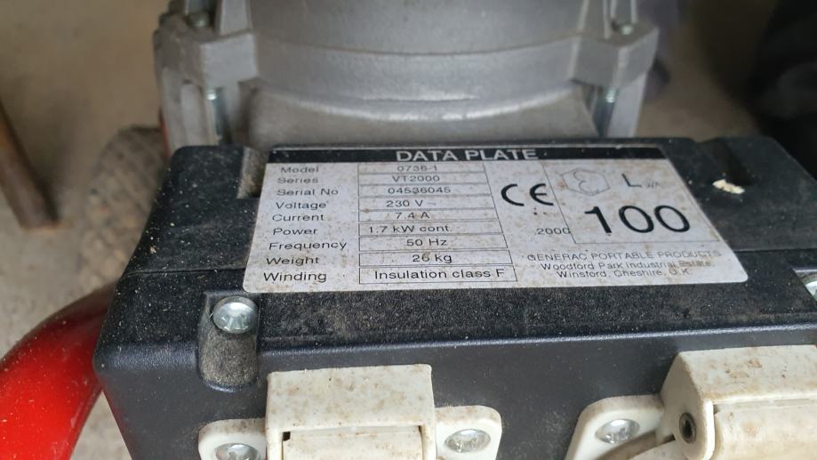 Doratex Pgg 2.7 Kw Bedienungsanleitung Pdf GENERAC VT2000 agregat 2.7 kW Nerabljen