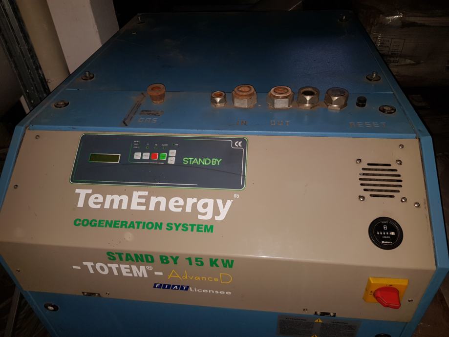 Kogenerator TOTEM- FIAT, soproizvodnja elektrike in toplote