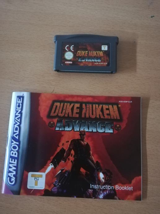 Nintendo Gameboy advance igra Duke Nukem