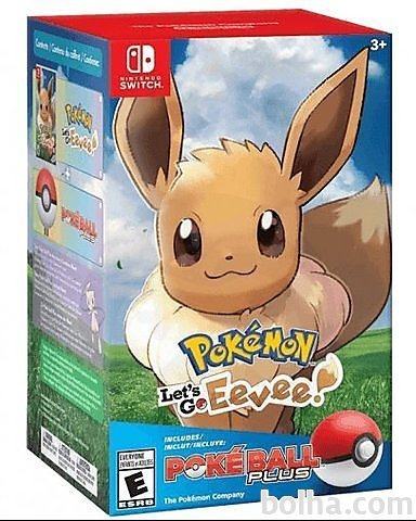 Pokémon Lets Go, Eevee! (SWITCH) + Poké Ball Plus