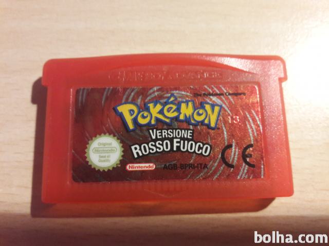 Prodajam igro Pokémon RossoFuoco (Pokémon FireRed)