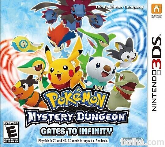 Rabljeno: Pokémon Mystery Dungeon: Gates to Infinity (Nintendo 3DS)