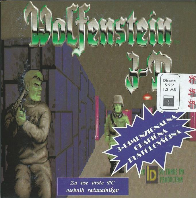 Wolfenstein 3-D, 3D, ID Software, igra, igrica, igrca, wolf