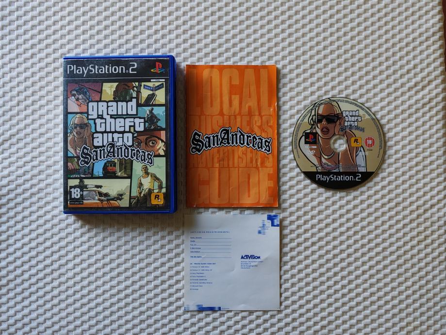 Guide Officiel GTA San Andreas – PlayStation 2 – État Correct – EAN 9782744018787
