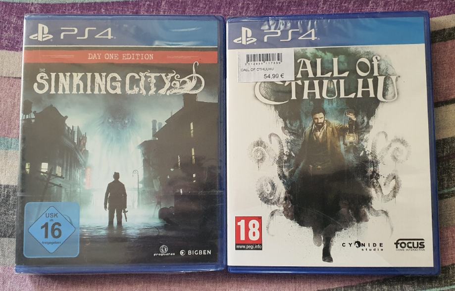 Lovecraftian horror: Sinking city & Call of Cthulhu  PS4/PS5