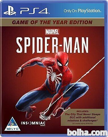 Marvel Spider Man Game of the Year Edition (Playstation 4 rabljeno)