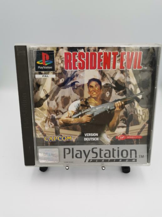 Resident Evil Sur PS1 – Version PAL Allemande, Boîte Avec Manuel (état Correct)