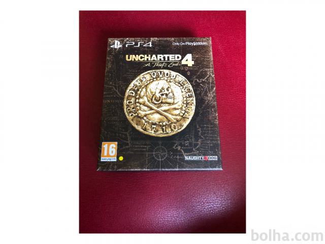 Uncharted 4 Special edition PS4 kot nova