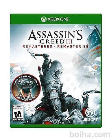 Assassins Creed III Remastered (XBOX ONE)