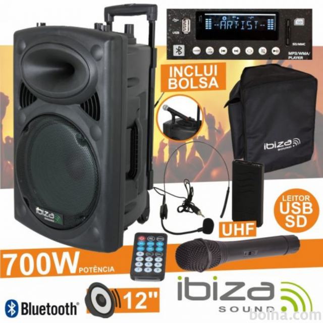 ibiza sound port 12 uhf-bt nov zapakiran