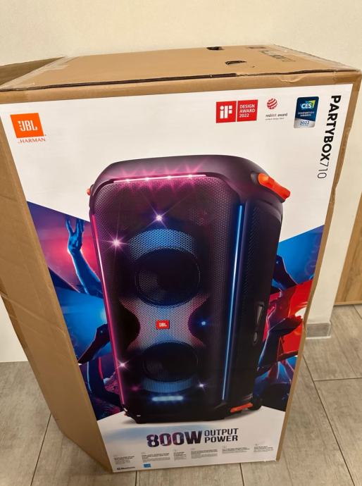 OUUTMEE Lautsprecher-Tragehülse Für JBL Party Box 710 - Wasserdicht, Stoßgeschützt, Mit Tragegriff
