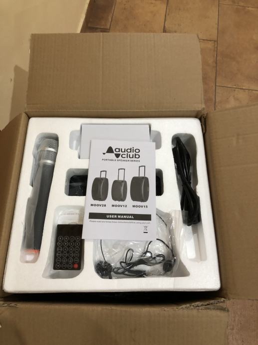 Nov aktivni zvočnik AUDIO CLUB MOOV 12 UHF